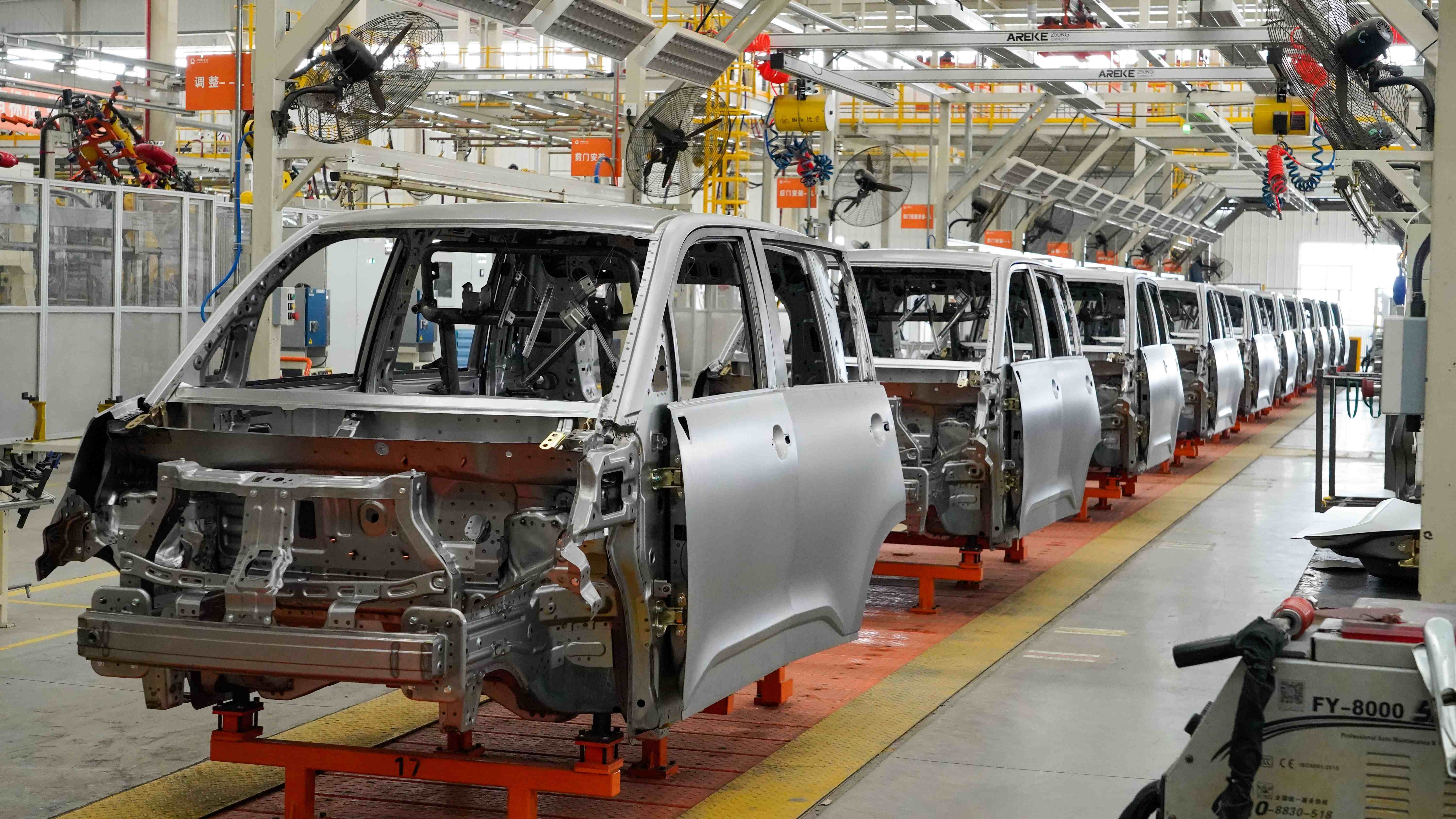 Electrical Car General Assmbly production line
